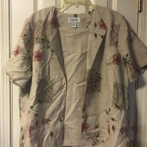 Alfred Dunner ~ Women’s ~ Top ~ XL ~ Size 18 ~ Blouse